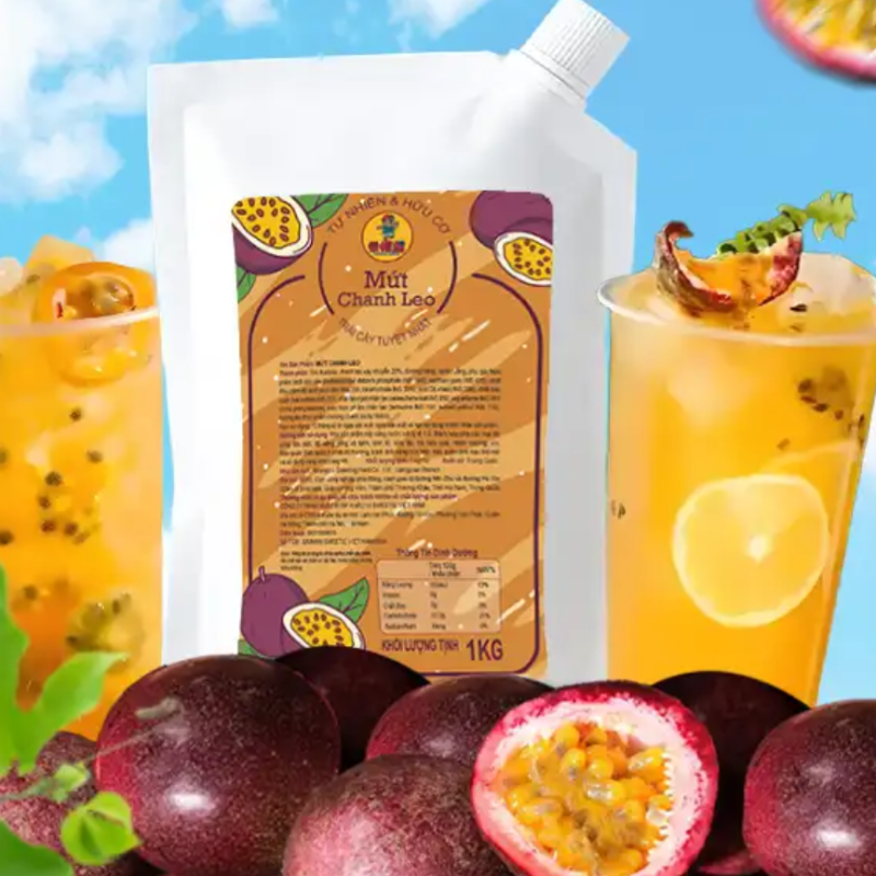 Lermao - Mứt Chanh Leo/ Chanh Dây - 1Kg